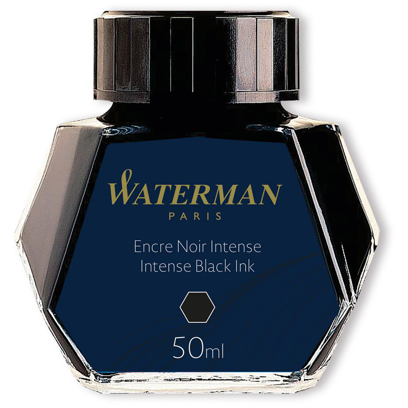 Чернила Waterman черные, 50мл - фото 1