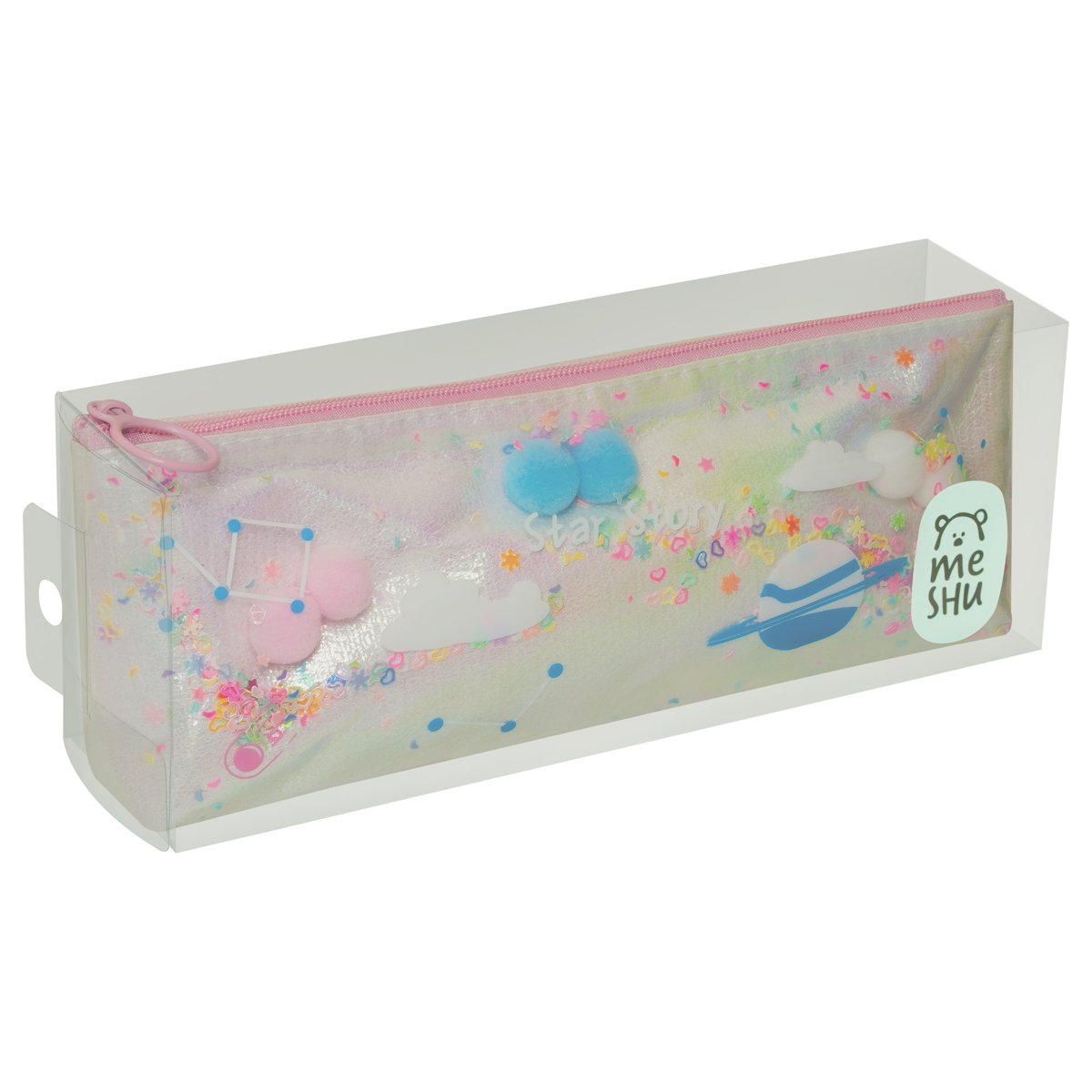 Пенал мягкий 200*80*30 MESHU "Star story", PU - фото 4