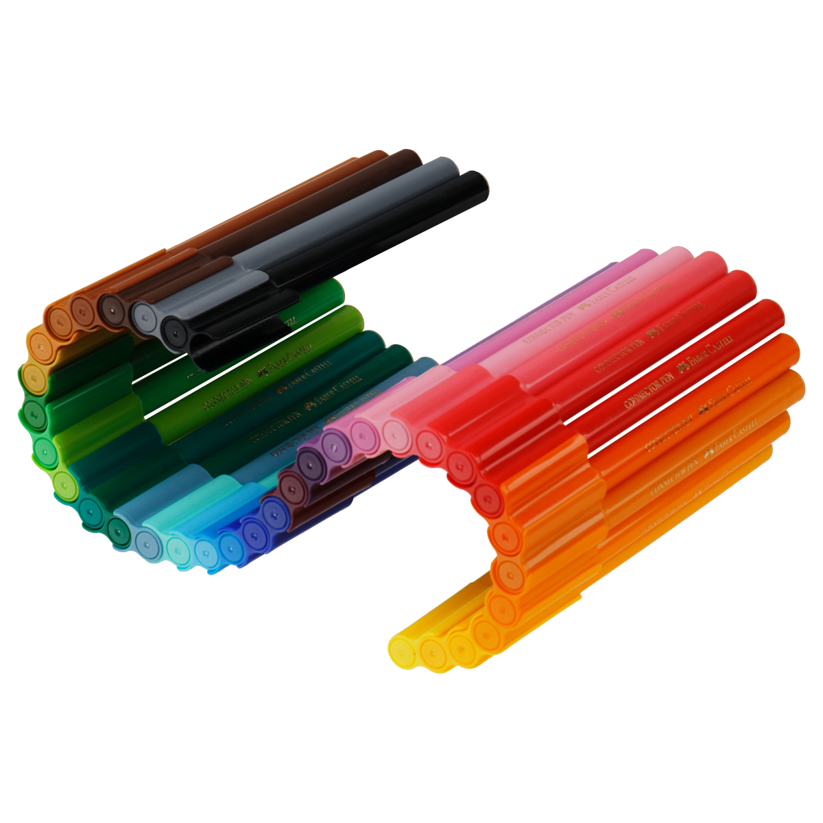 Набор для рисования Faber-Castell "Connector Unicorn" 33 фломастера - фото 8