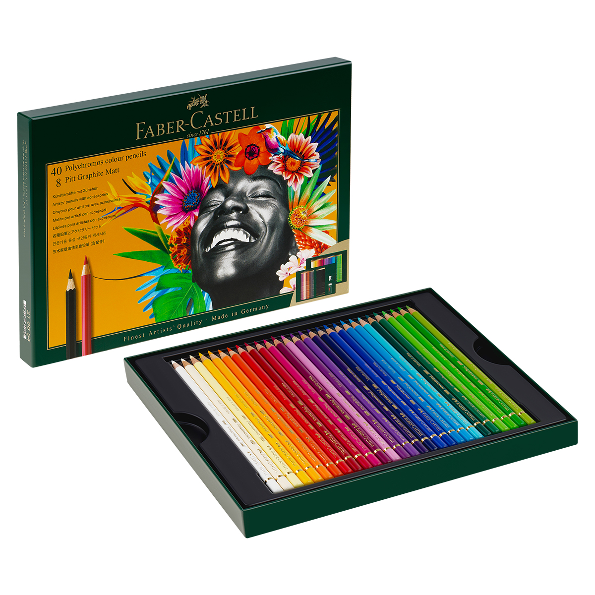 Набор художественных изделий Faber-Castell "Polychromos & Pitt Graphite Matt ", 50 предметов,  студийная коробка - фото 2