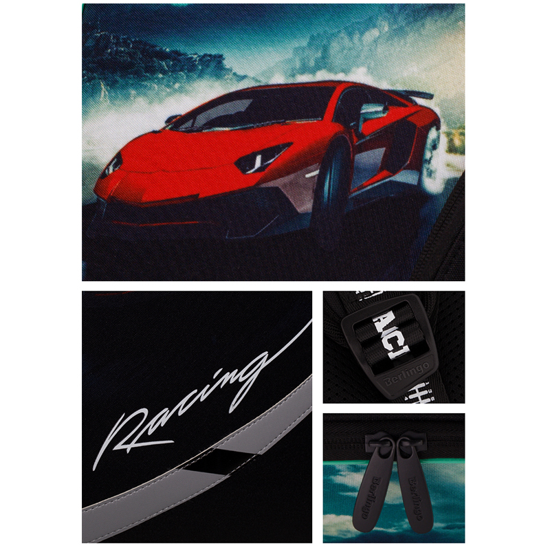Ранец Berlingo Nova "Racer" 37*28*18см, 2 отделения, 2 кармана, анатомическая спинка - фото 6