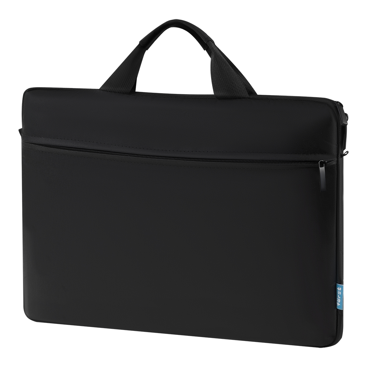 Сумка для ноутбука 15,6" F?rst "Basic Black", полиэстер, черный, мягкий подклад, внешнее отделение - фото 1