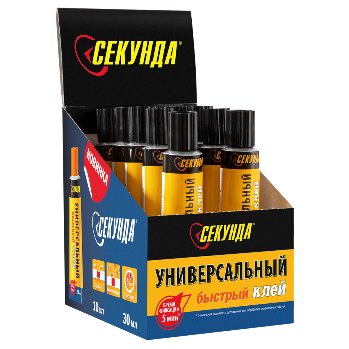 Клей универсальный Клей Универсальный БЫСТРЫЙ СЕКУНДА 30мл (403-197) - фото 1