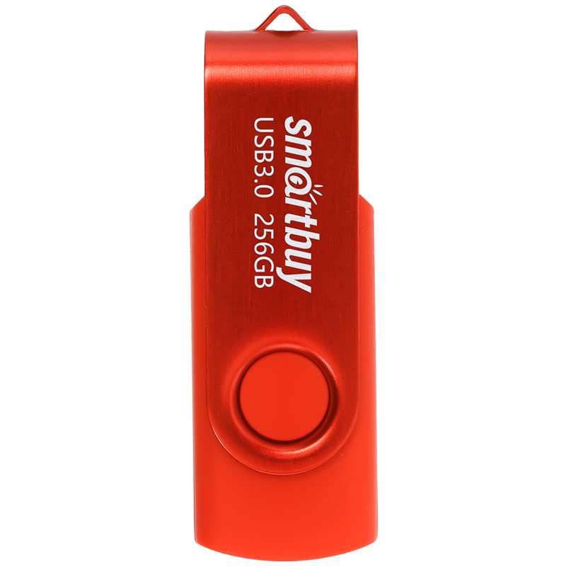 Память Smart Buy "Twist"  256GB, USB 3.0 Flash Drive, красный - фото 1