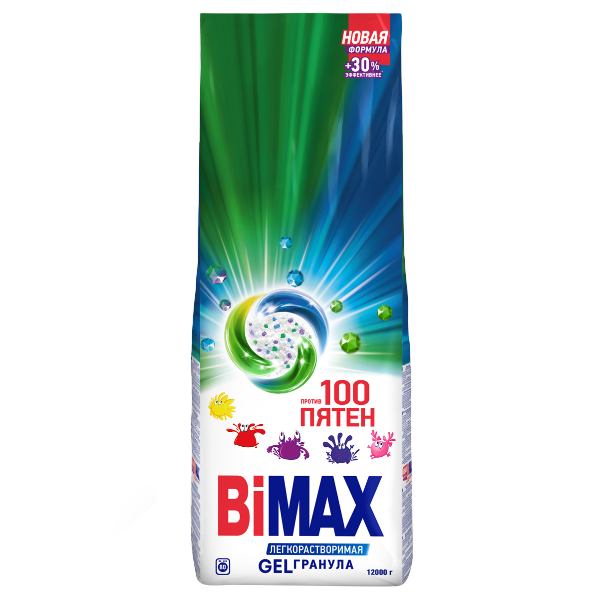 Порошок для машинной стирки BiMax "100 пятен", 12кг - фото 1