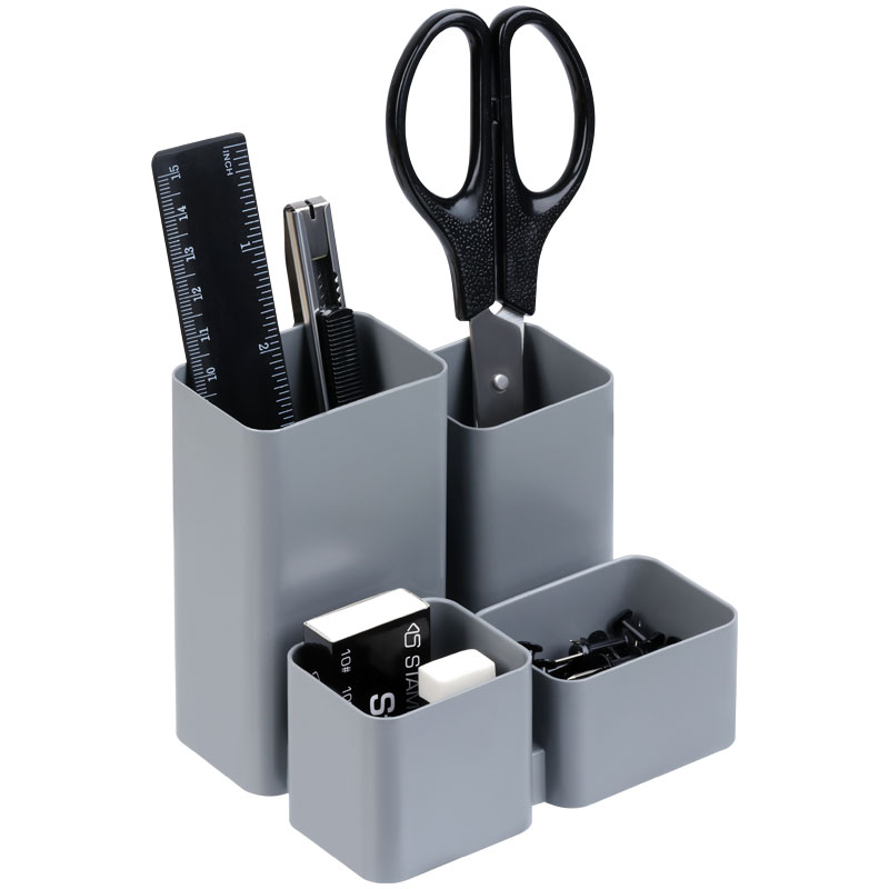 Настольная подставка СТАММ "Юниор", пластиковая, серая - фото 7