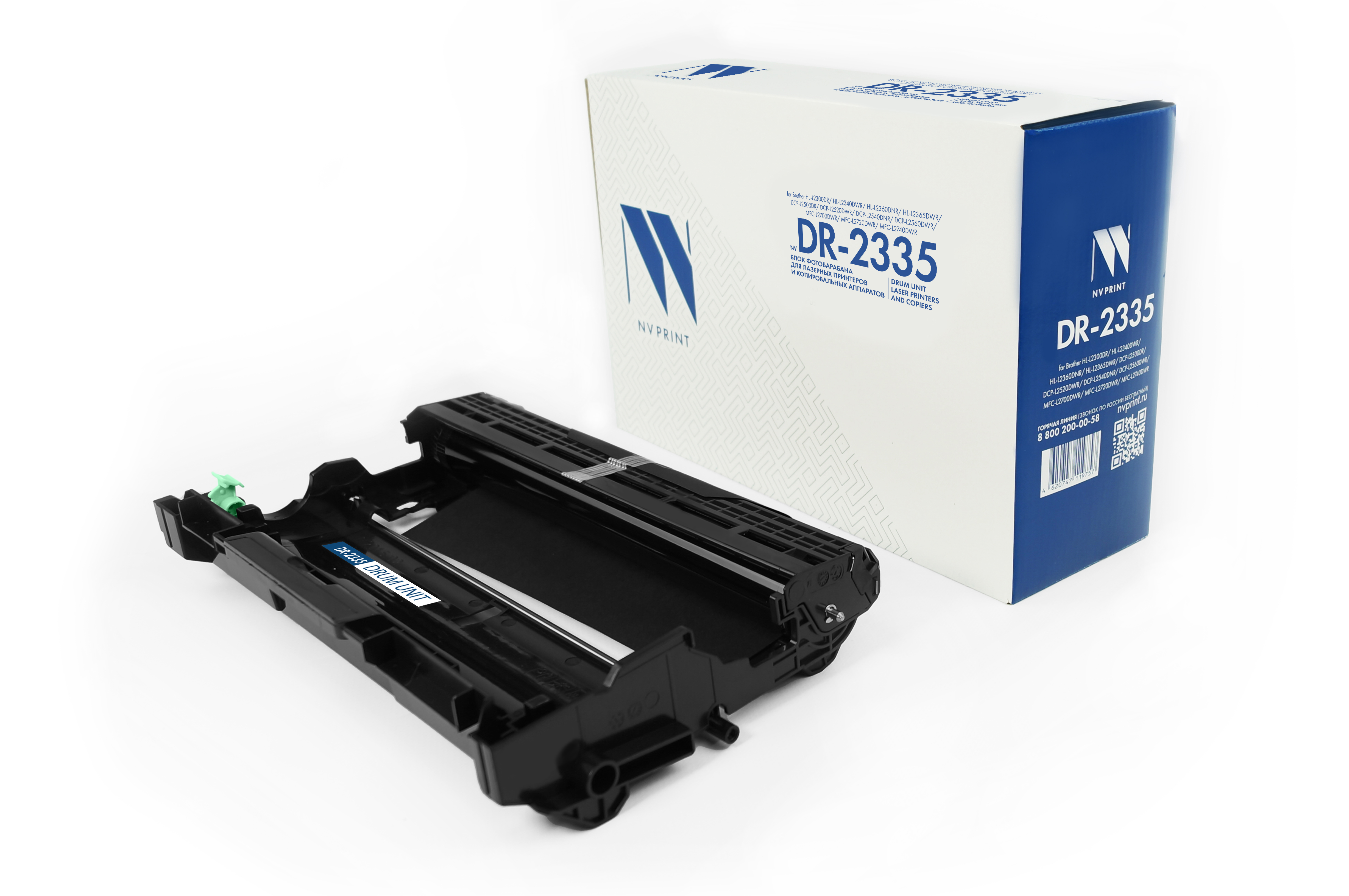 Барабан совм. NV Print DR-2335 для Brother HL-L2300DR/2340DWR/2360DNR/2365DWR/DCP-L2500DR/2520DWR/25 (12000стр.) - фото 1