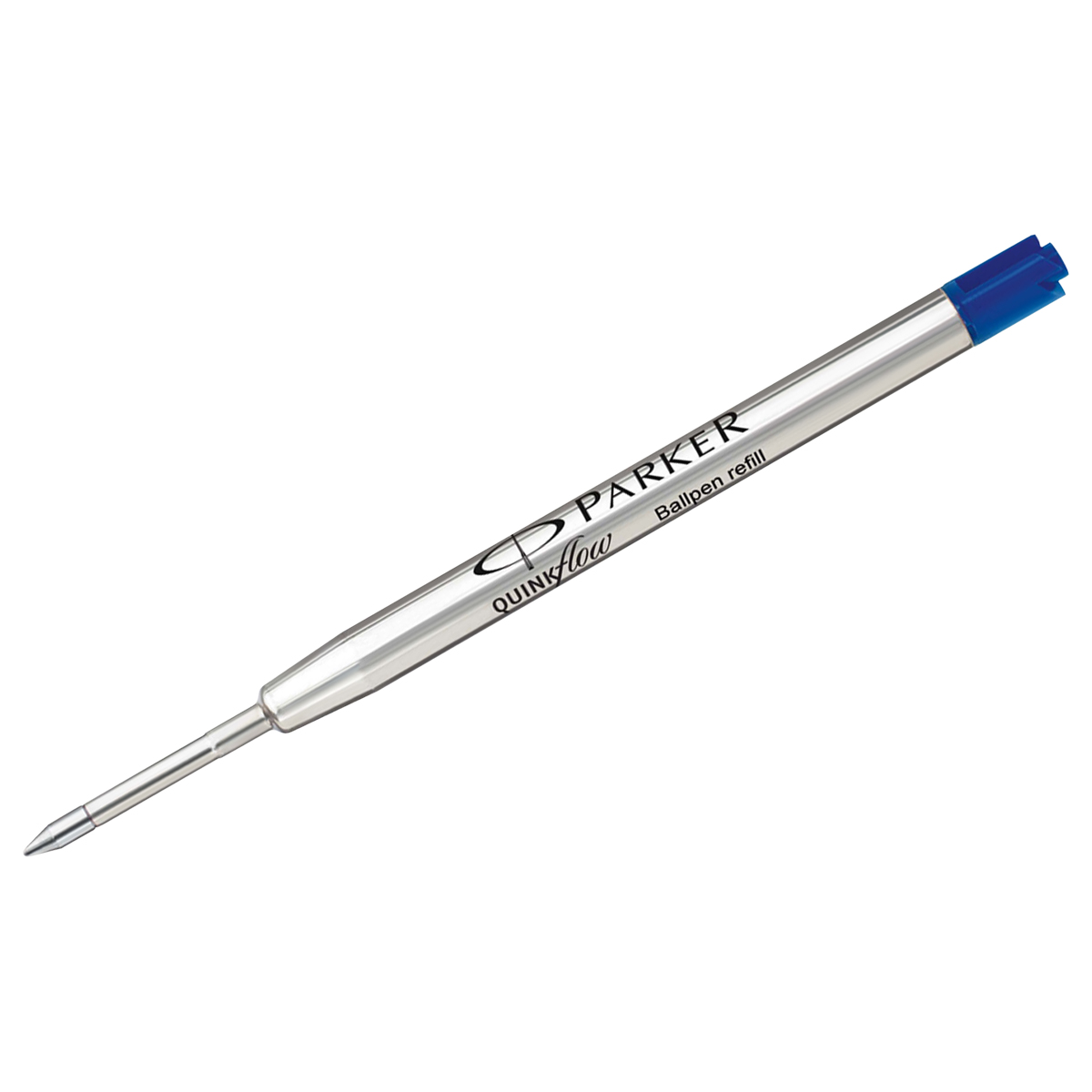 Стержень шариковый объемный Parker "QuinkFlow Ball Point" синий, 98мм, 1,2мм, метал. корпус, блистер - фото 1