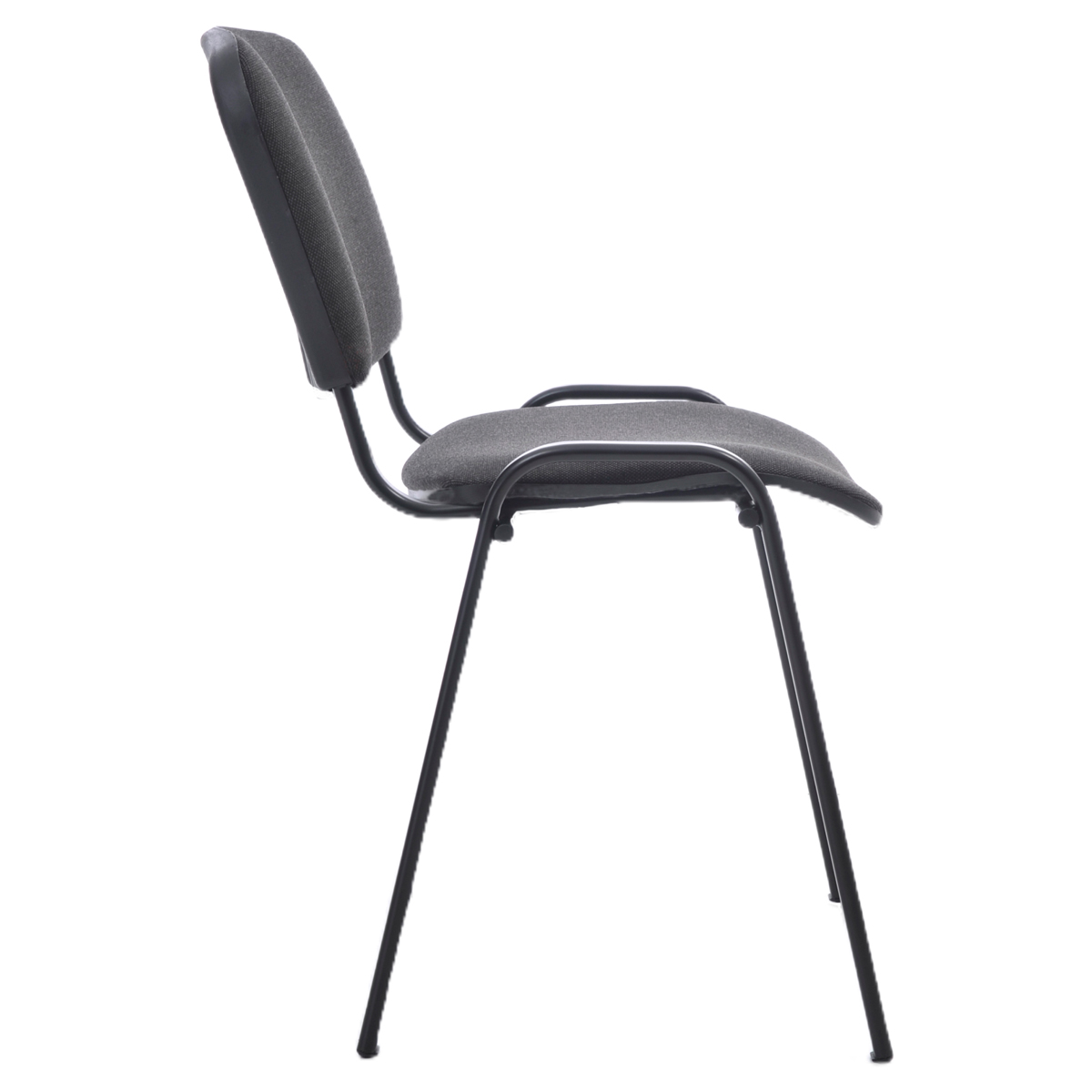 Стул Фабрикант "Изо" ТК-1, BL, каркас черный, обивка ткань черная - фото 2
