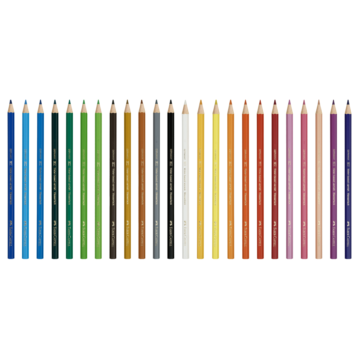 Карандаши цветные Faber-Castell "Замок", 24цв., шестигр., заточ., картон, европодвес - фото 2