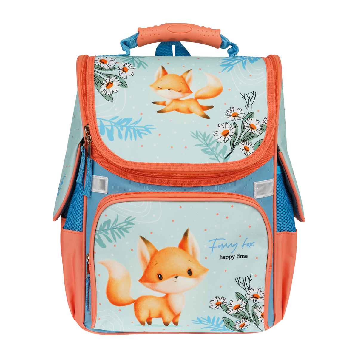 Ранец ArtSpace Junior "Foxy" 37*28*21см, 1 отделение, 3 кармана, анатомическая спинка - фото 3