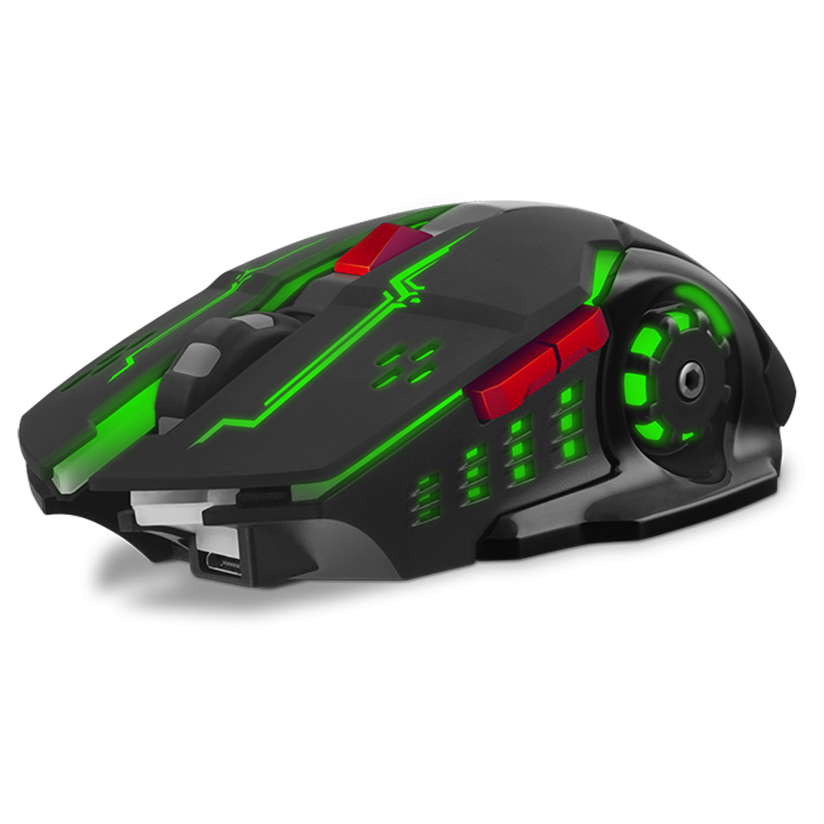 Мышь беспроводная Sven RX-G930W, бесшумная работа кнопок, подсветка, черный, 5btn+Roll - фото 2