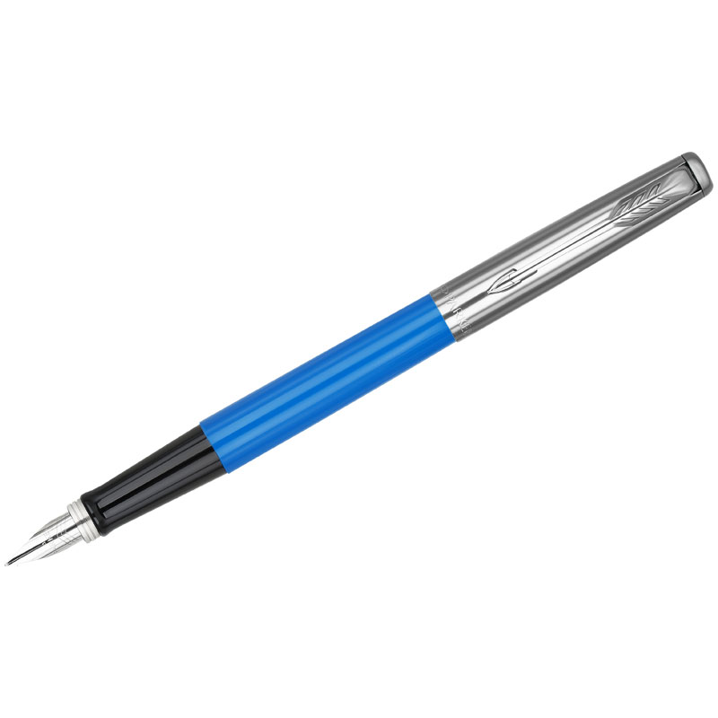 Ручка перьевая Parker "Jotter Originals Blue Chrom CT" синяя, 0,8мм, подарочная упаковка - фото 1