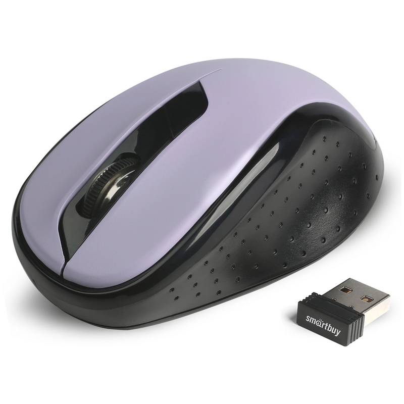 Мышь беспроводная Smartbuy 597D-B, Bluetooth+USB, фиолет/черный, 2btn+Roll - фото 2