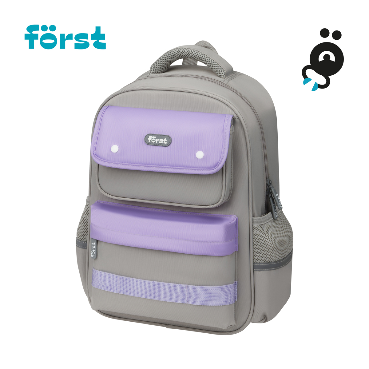 Рюкзак F?rst F-Color "Lavanda" 39,5*28,5*14см, 1 отделение, 4 кармана, уплотненная спинка - фото 2