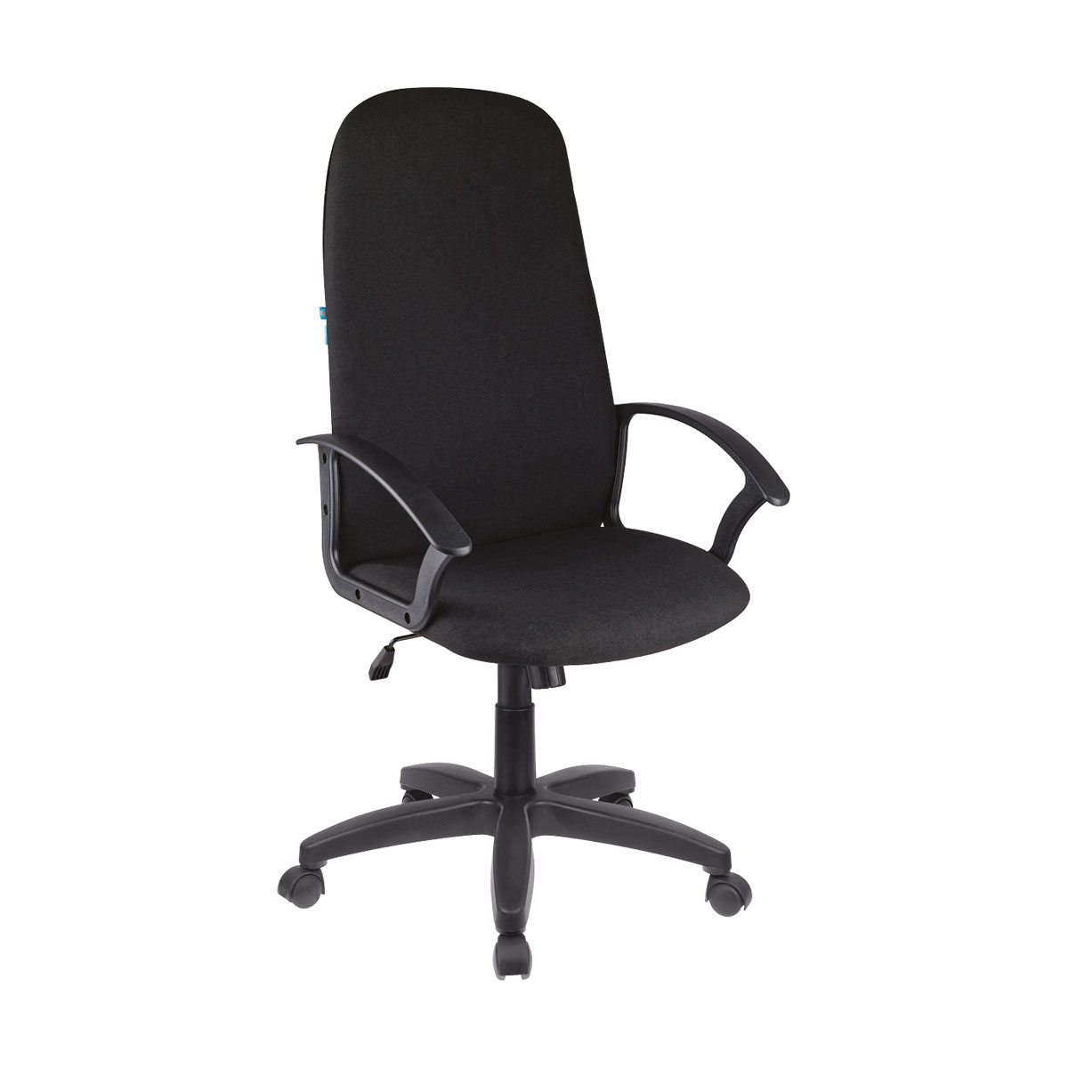 Кресло руководителя Helmi HL-E79 "Elegant" LT, ткань, черная, механизм качания - фото 1
