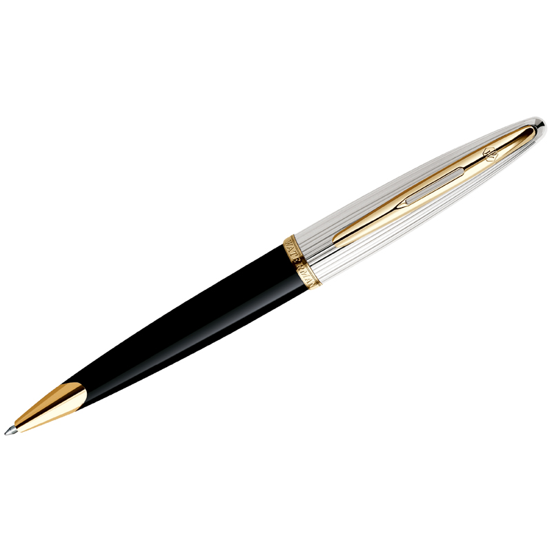 Ручка шариковая Waterman "Carene Black Deluxe GT", синяя, 1,0мм, подарочная упаковка - фото 1