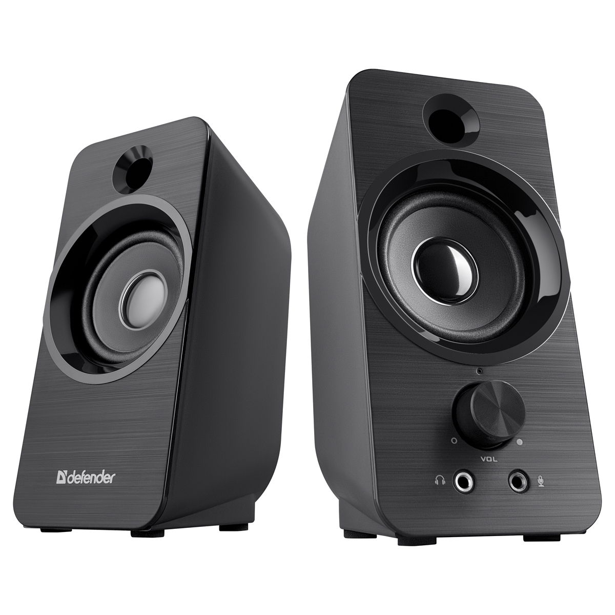 Колонки Defender SPK-190, 2*4W, питание от USB, черный - фото 2