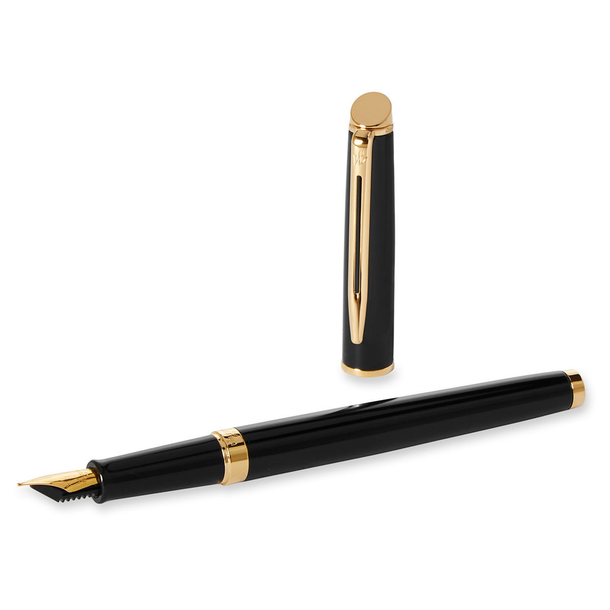 Ручка перьевая Waterman "Hemisphere Mars Black GT" синяя, 0,8мм, подарочная упаковка - фото 3