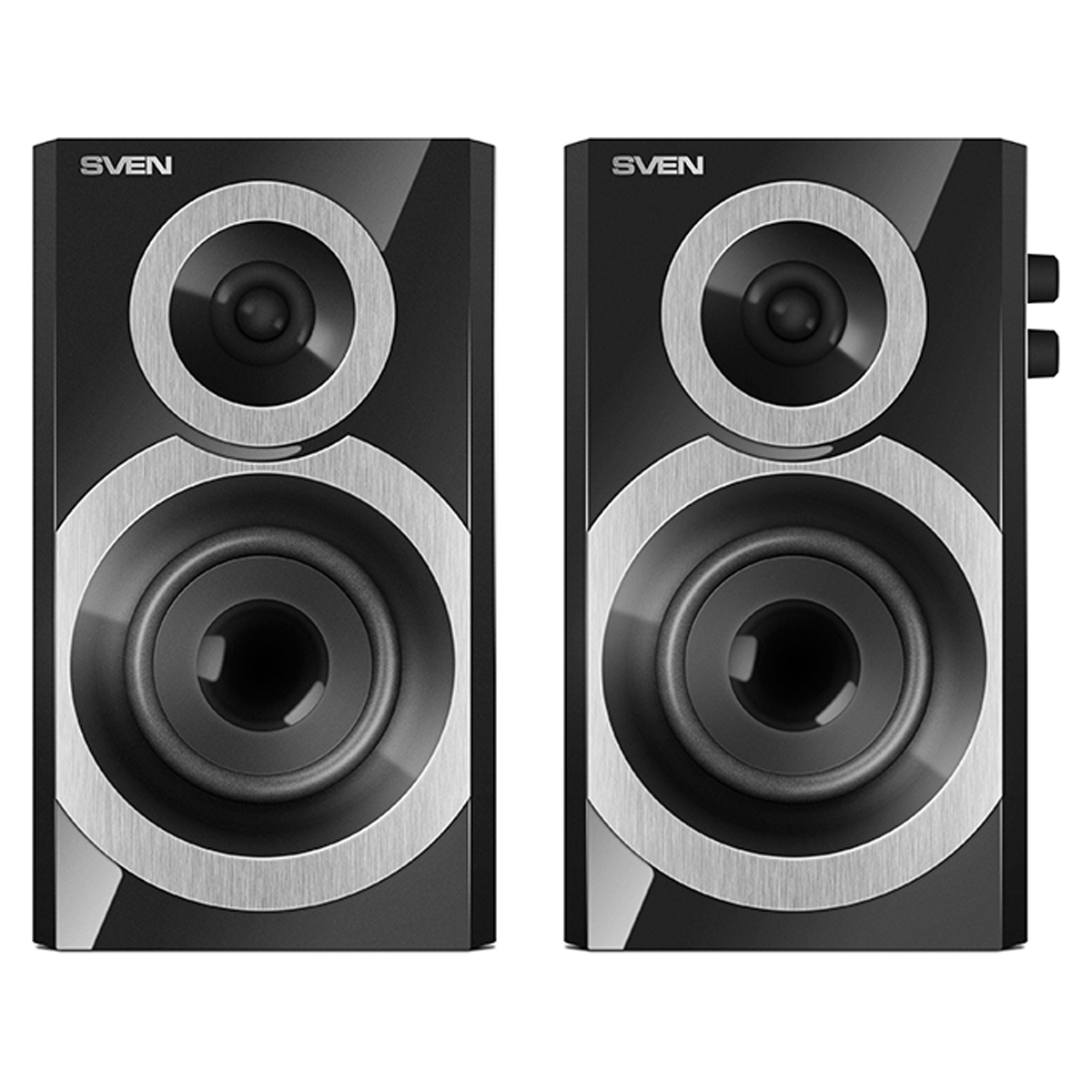 Колонки Sven SPS-619, 2*10W, деревянный корпус, черный - фото 3