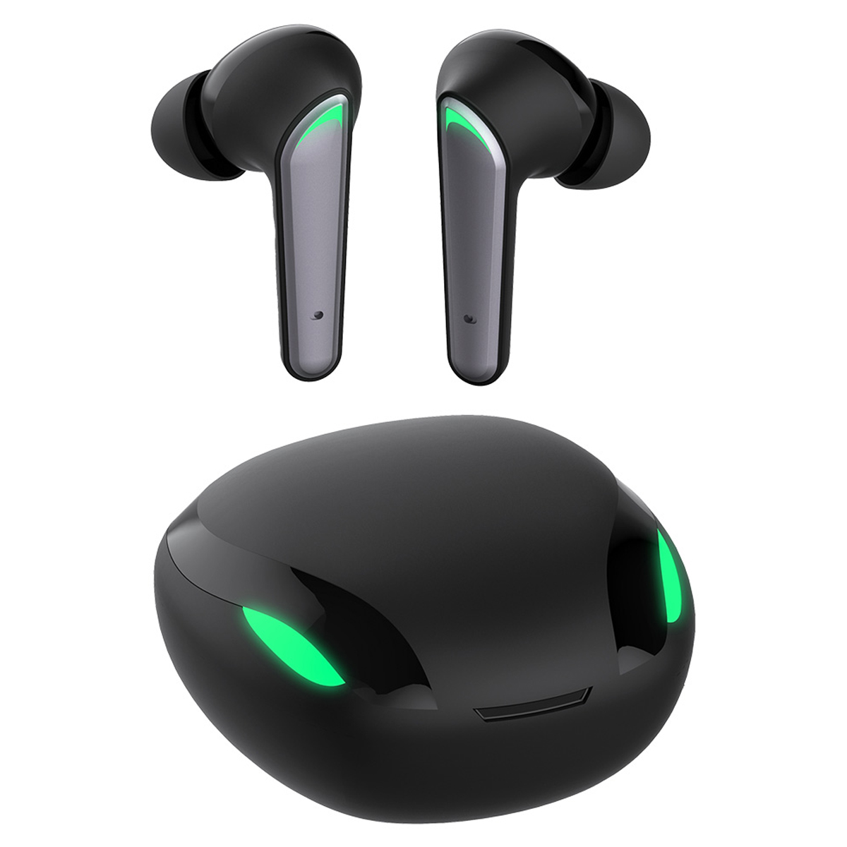 Наушники с микрофоном беспроводные Smartbuy Viper 2, Bluetooth 5.0, TWS, сенс. упр., разъем Type-C, черный - фото 1