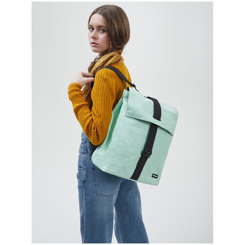 Рюкзак Berlingo Trends "Eco mint" 36*28,5*13см, 1 отделение, тайвек - фото 9