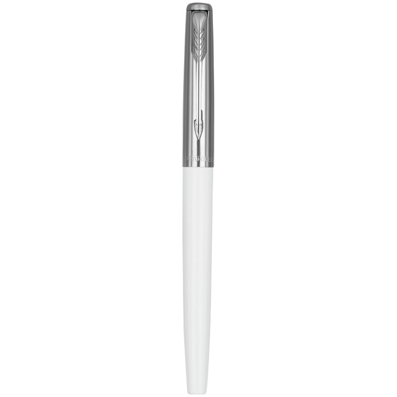 Ручка перьевая Parker "Jotter Originals White Chrome CT" синяя, 0,8мм, подарочная упаковка - фото 2
