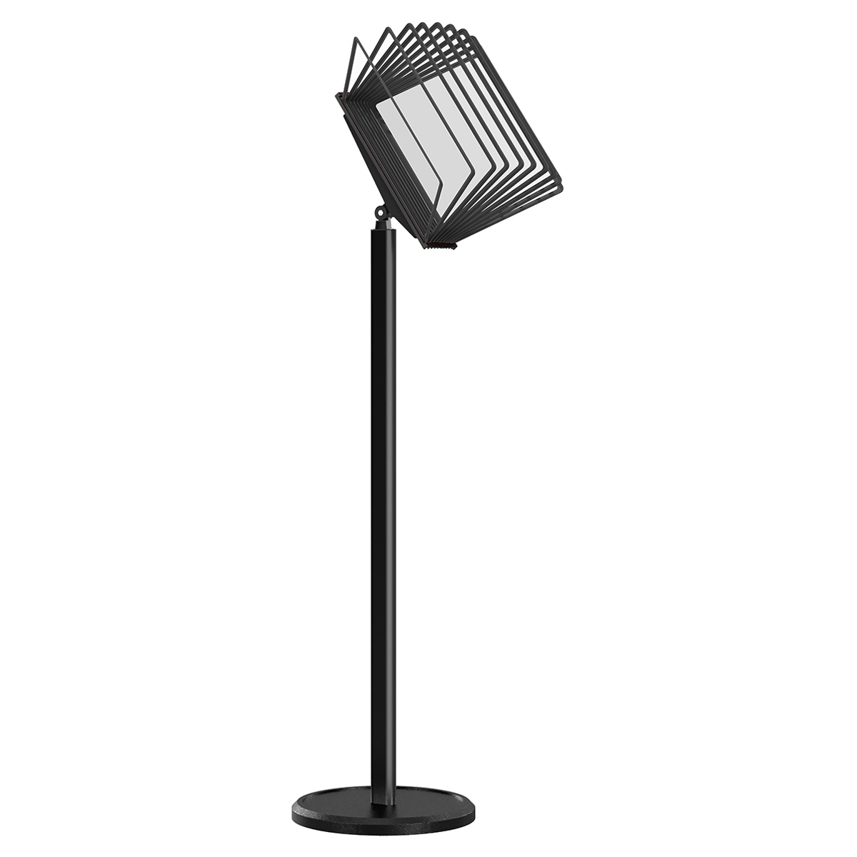 Демосистема напольная OfficeSpace с 10 черными панелями - фото 1