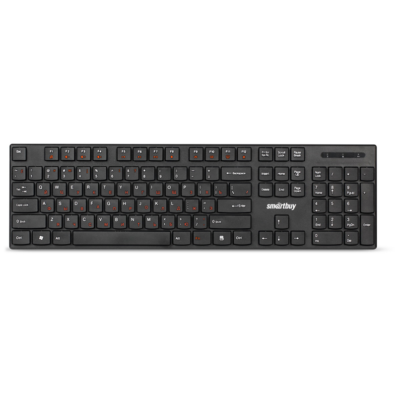 Клавиатура беспроводная Smartbuy ONE 238, мультимедийная, USB, черная - фото 2
