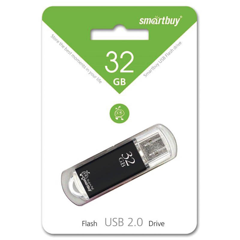 Флеш-память Smartbuy V-Cut, 32Gb, USB 2.0, чер, SB32GBVC-K - фото 3
