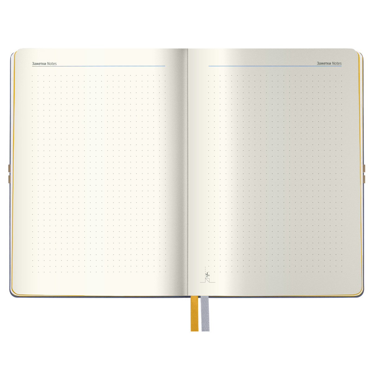 Ежедневник недатированный, А5, 136л., кожзам, Berlingo "Casual", с резинкой, серый, желтый срез - фото 5