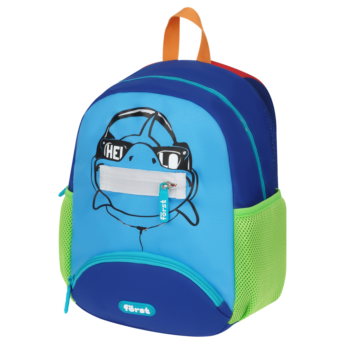 Рюкзак F?rst F-Kids "Shark" 30*23*13см, 1 отделение, 3 кармана, уплотненная спинка - фото 1