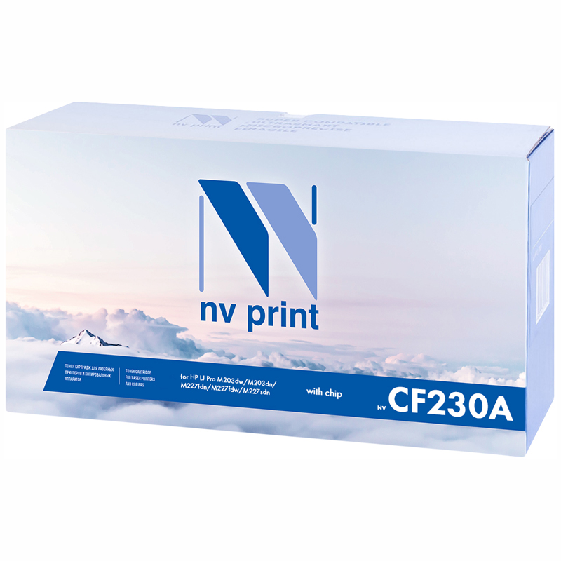 Картридж совм. NV Print CF230A (№30A) черный для HP LJ Pro M203/MPF M227 (1600стр.) - фото 1
