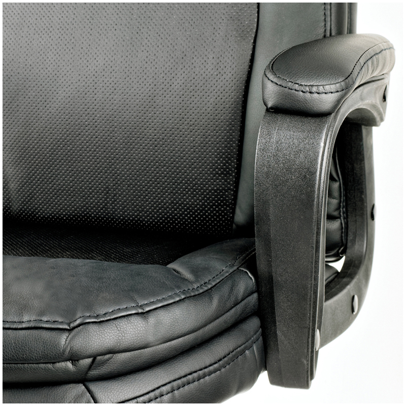 Кресло руководителя Helmi HL-E22 "Advantage", экокожа черная - фото 6