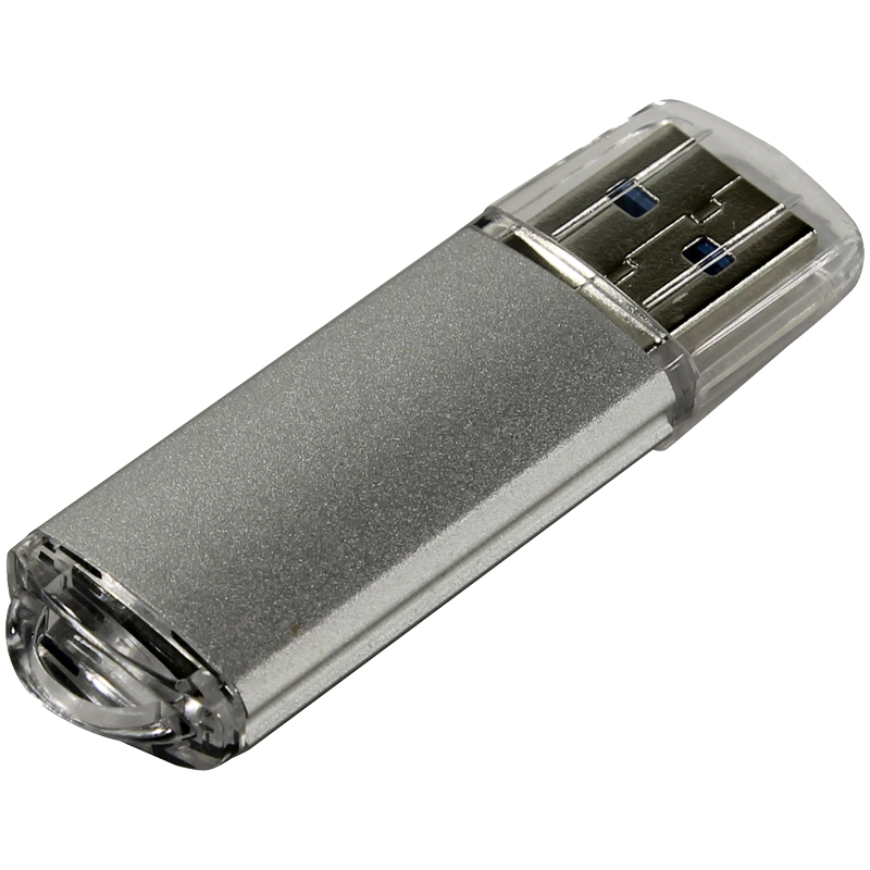 Память Smart Buy "V-Cut"  128GB, USB 3.0 Flash Drive, серебристый (металл. корпус ) - фото 1