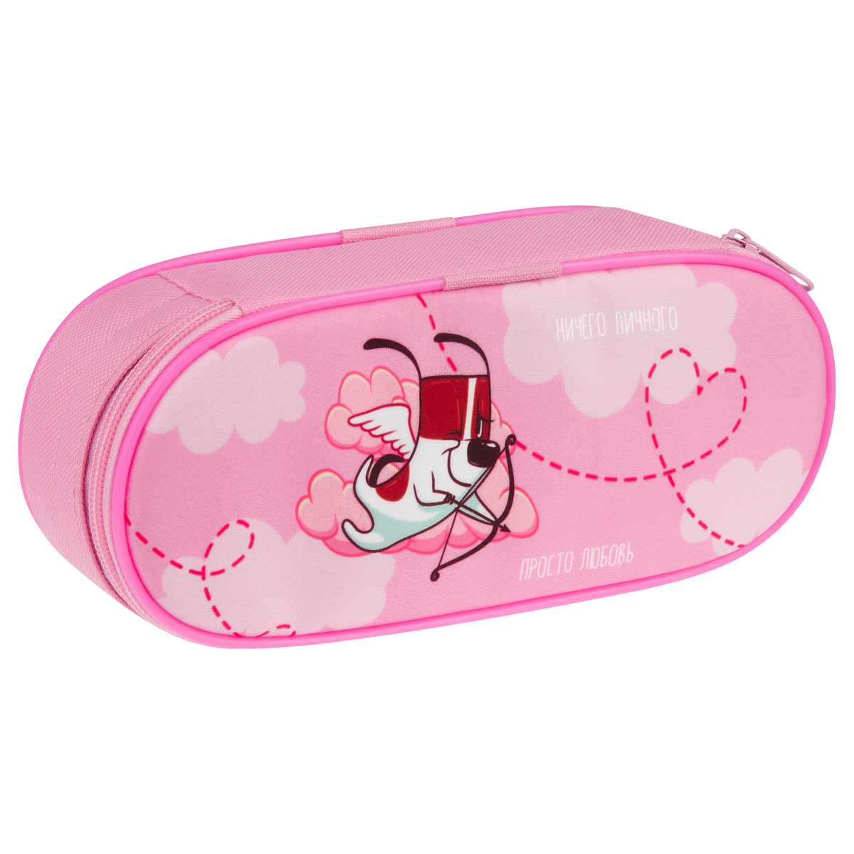 Пенал корпусный 1 отделение, 220*95*50 Мульти-Пульти "Ничего личного", полиэстер - фото 1