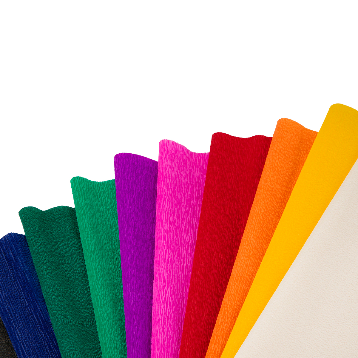 Набор крепированной бумаги ТРИ СОВЫ, 50*250см, 110г/м2, 10шт, интенсив, в рулонах - фото 5