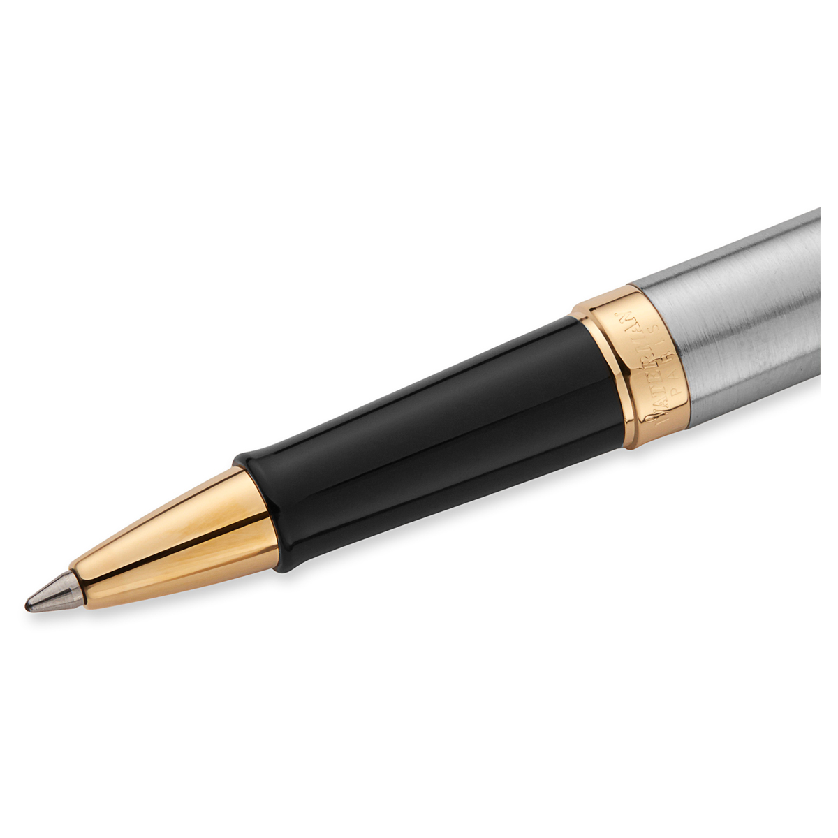 Ручка-роллер Waterman "Hemisphere Stainless Steel GT" черная, 0,8мм, подарочная упаковка - фото 3