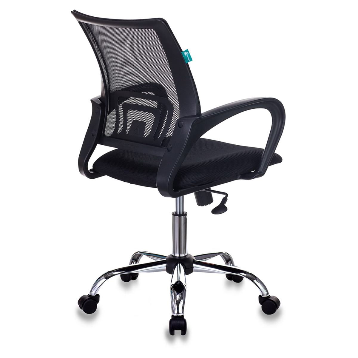 Кресло оператора Бюрократ CH-695NSL, спинка сетка черная TW-01, сиденье ткань черная TW-11, механизм качания (до 150кг) - фото 4