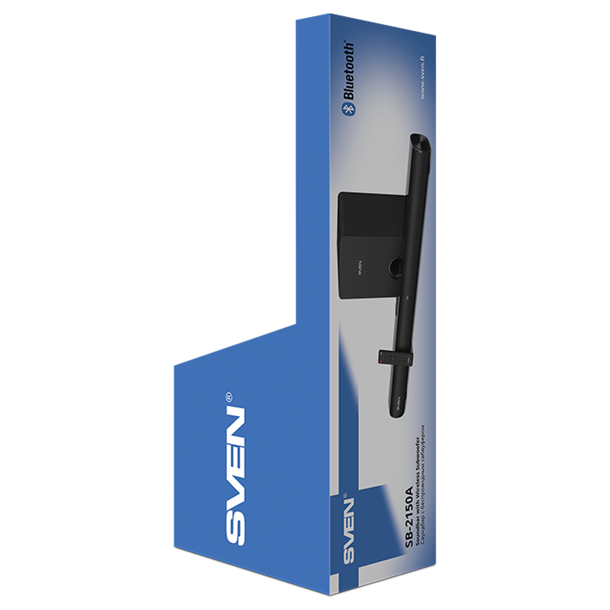 Колонки Sven SB-2150A, 2*40W+Subwoofer 100W, саундбар, Bluetooth, пульт, USB, черный - фото 10