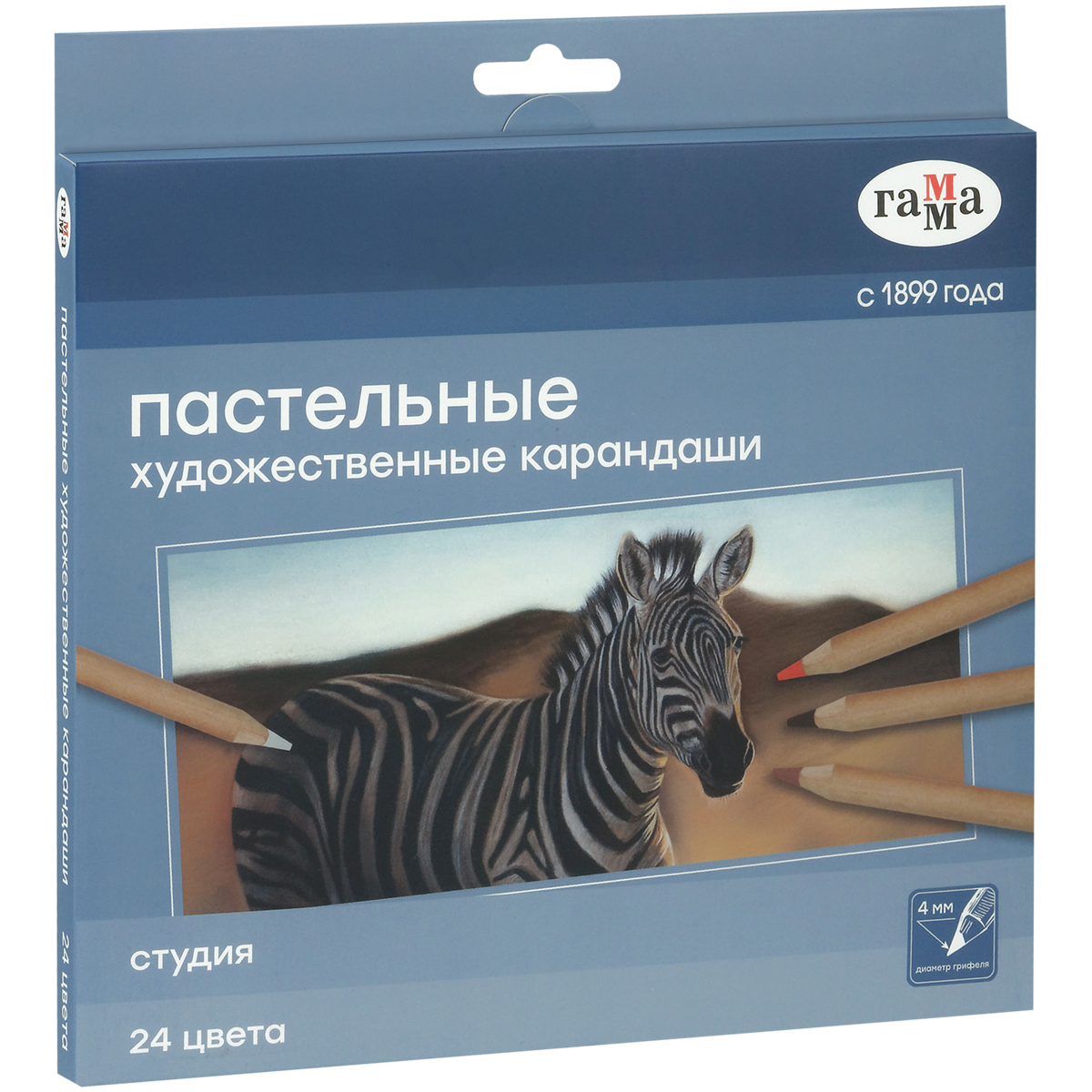 Пастельные карандаши Гамма "Студия", 24цв. , картон.упаковка - фото 1