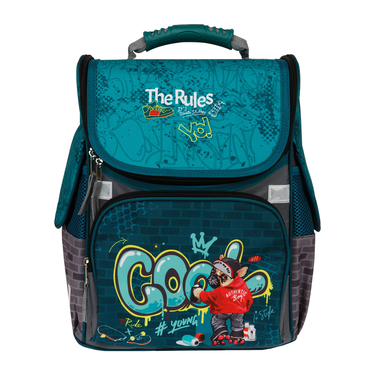 Ранец ArtSpace Junior "Cool" 37*28*21см, 1 отделение, 3 кармана, анатомическая спинка - фото 3