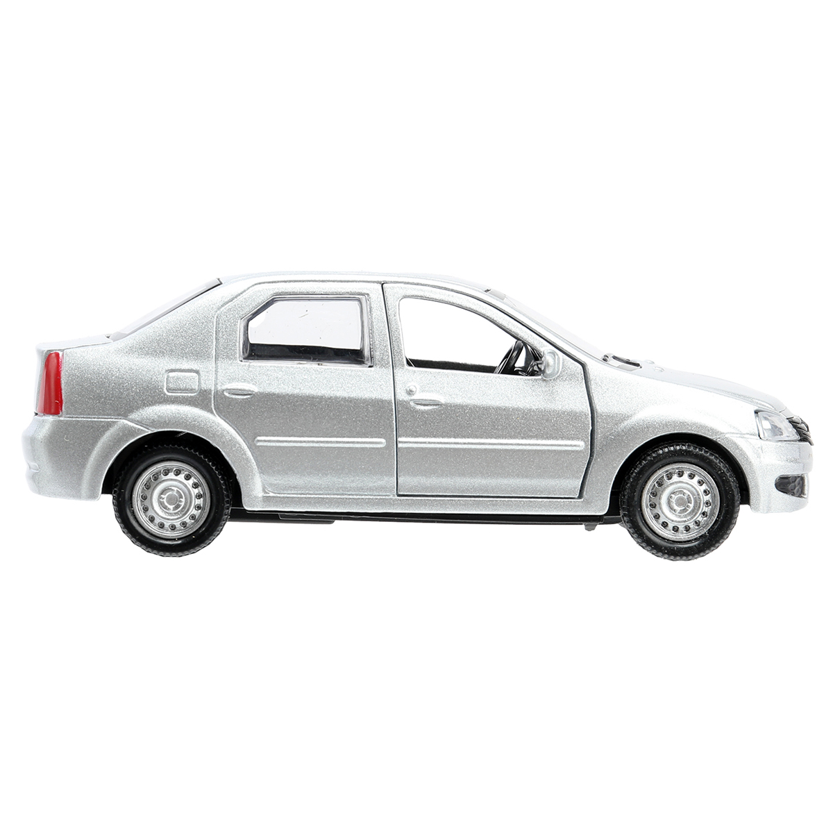 Машина игрушечная Технопарк "Renault Logan", RENAULT, металл., 12см, серебристый, с подвижными элементами - фото 3