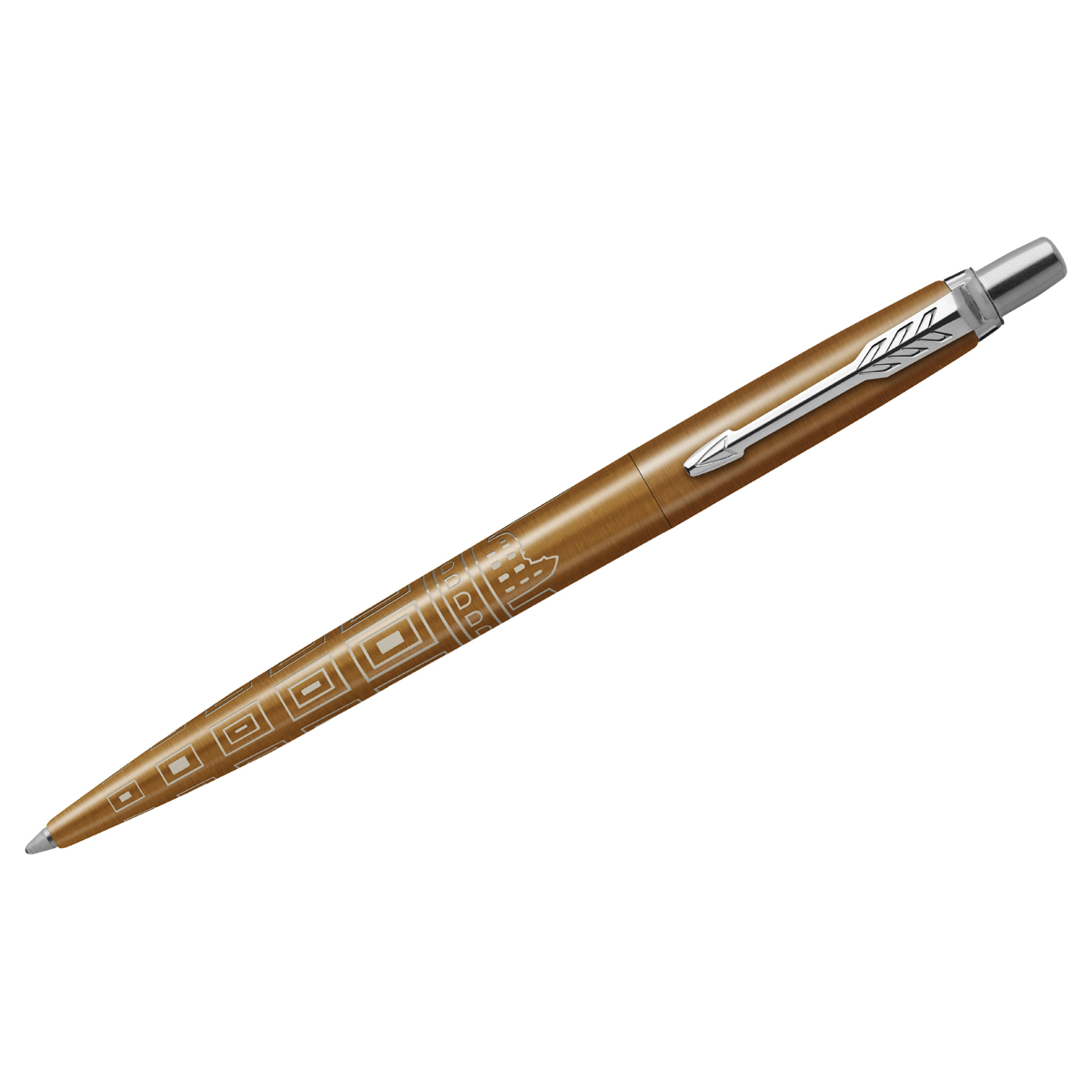 Ручка шариковая Parker "Jotter Rome Bronze CT" синяя, 1,0мм, кнопочн., подарочная упаковка - фото 1