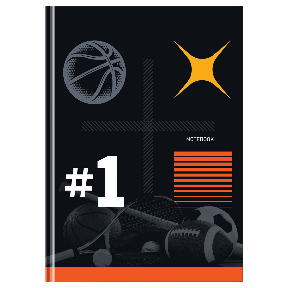 Бизнес-блокнот А5, 80л., BG "Sport format", soft-touch ламинация - фото 2