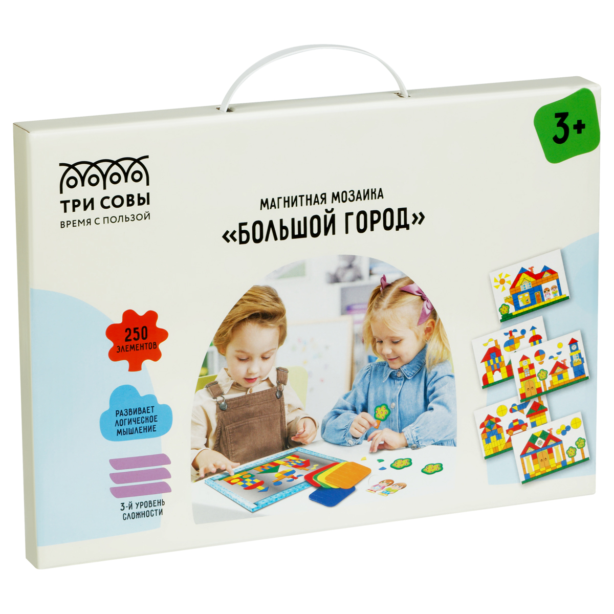 Магнитная мозаика ТРИ СОВЫ "Большой город", 250 эл. - фото 1