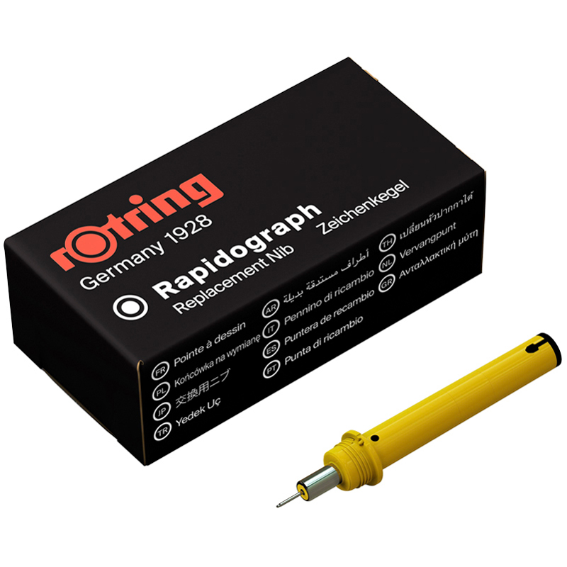 Пишущий элемент для рапидографа Rotring 0,35мм, картон. упаковка - фото 1