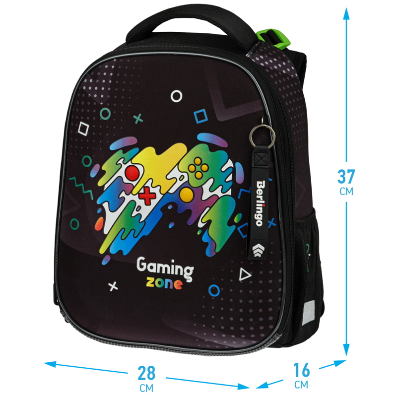 Ранец Berlingo Expert Max "Gaming Zone" 37*28*16см, 2 отделения, анатомическая спинка, дождевик в комплекте - фото 2