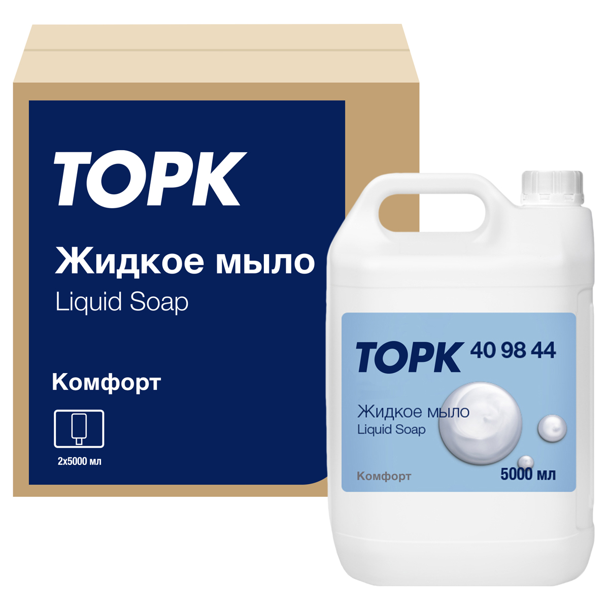 Мыло жидкое Торк "Advanced", канистра, 5л - фото 1