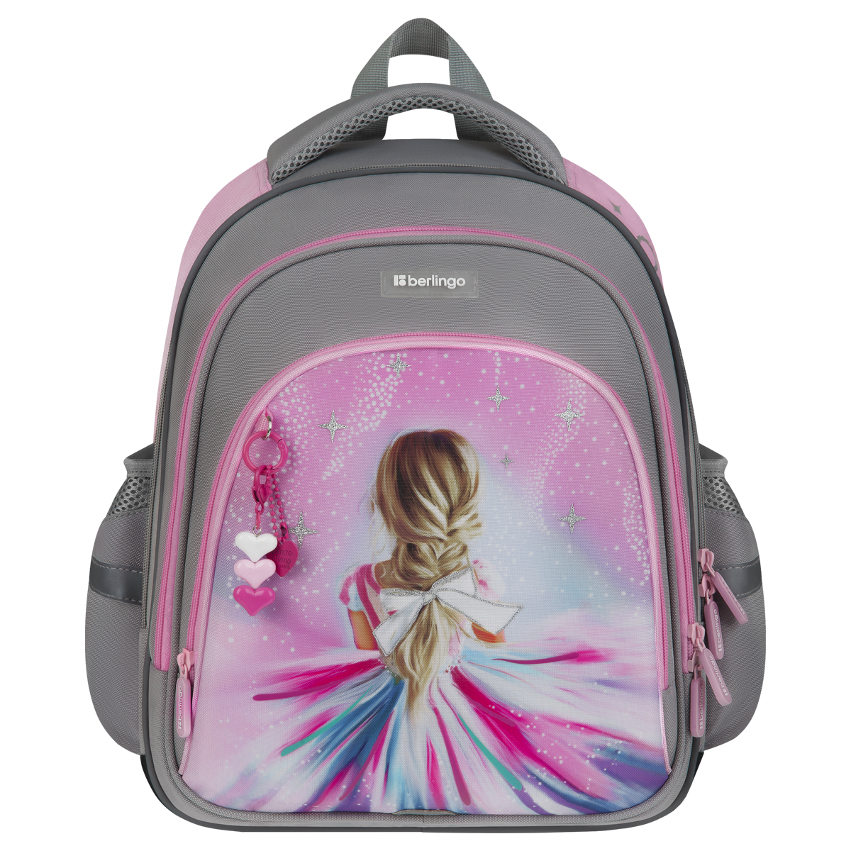 Рюкзак Berlingo OrthoFit "Charming Princess" 37*29*13,5см, 3 отделения, 2 кармана, эргономичная спинка - фото 1